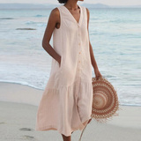 Ailís — Dress with V-Neck
