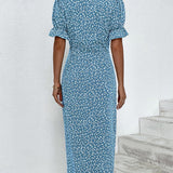 Bridget — Floral V-Neck Dress