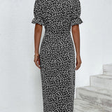Bridget — Floral V-Neck Dress