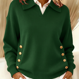 Ailbhe — V-Neck Collared Jumper