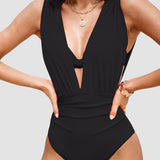Gráinne — Luxury Sculpting Swimsuit with Deep V-Neck