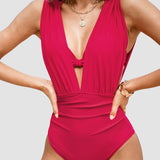 Gráinne — Luxury Sculpting Swimsuit with Deep V-Neck