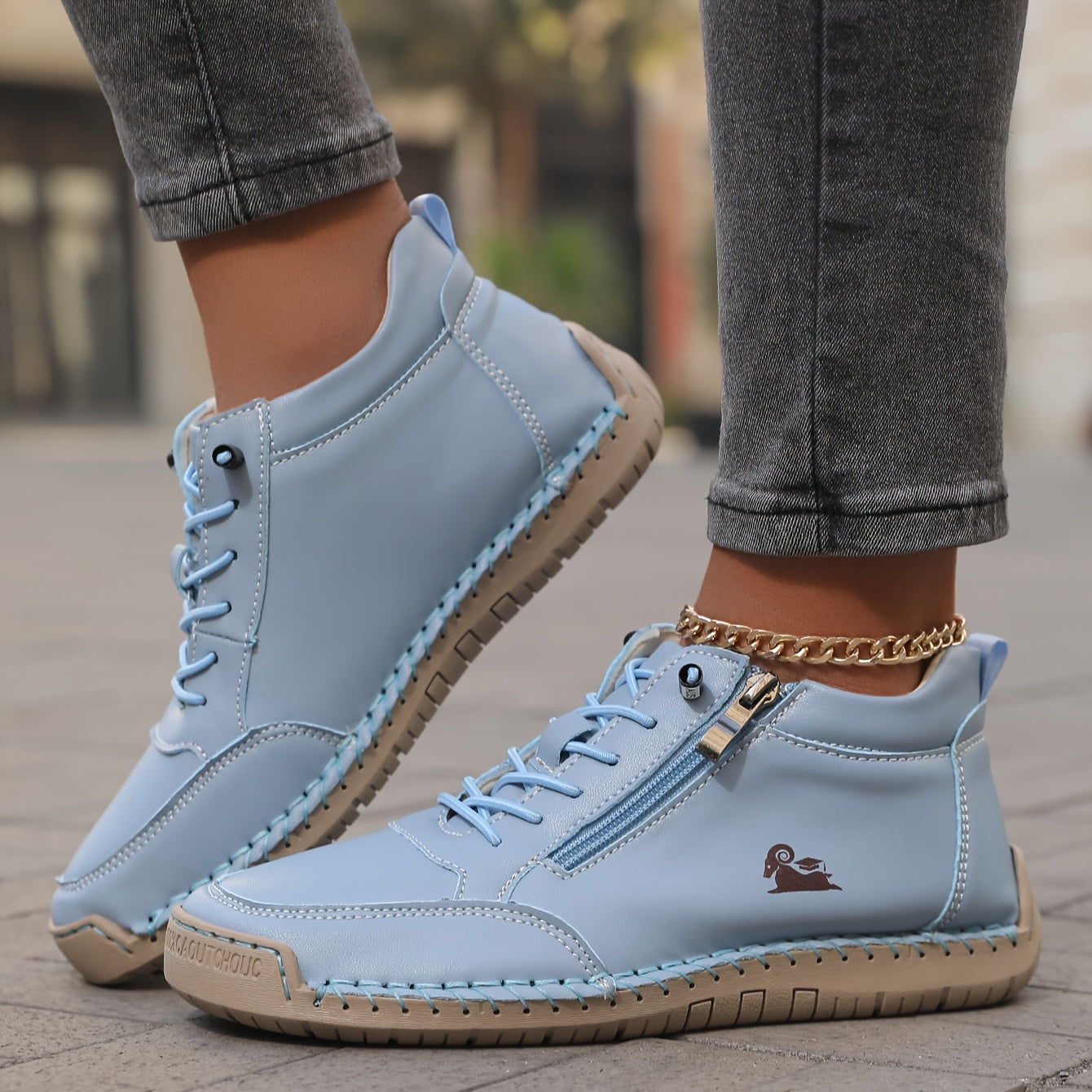 Nicola — Zip-Up Orthopedic Shoes