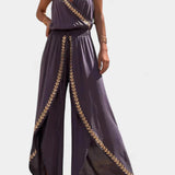 Hannah — Dress Mono with Golden Details