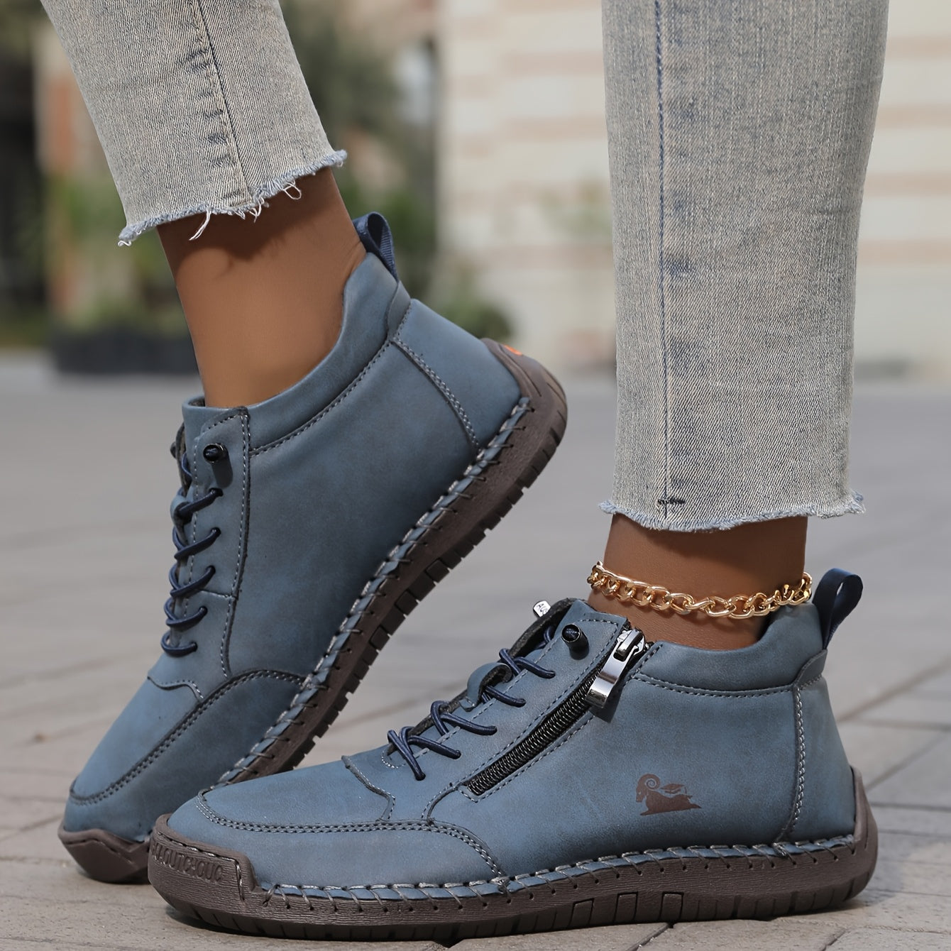 Nicola — Zip-Up Orthopedic Shoes