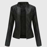 Megan — Elegant Women's Leather Jacket