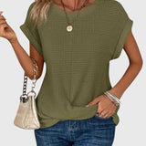 Pauline — Elegant Blouse with Crew Neck