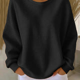 Líadan — Timeless Waffle-Knit Jumper