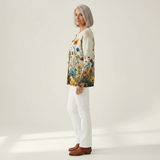 Doireann — Knitted jacket with colourful wildflowers