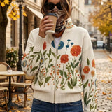 Julie — Vest with Wildflower Pattern