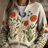Julie — Vest with Wildflower Pattern