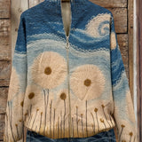 Ciara — Vest with Dandelion Pattern