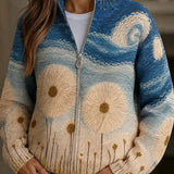 Ciara — Vest with Dandelion Pattern