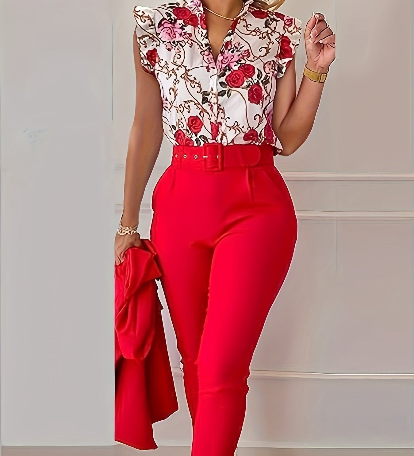 Lorraine — Elegant Set with Wing Sleeves