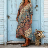 Maeve — Casual Long Sleeve Dress with Vintage Inspiration