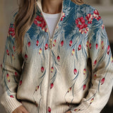 Pauline — Vest with Peacock Feather Motif