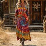 Neasa — Casual Long Sleeve Dress Inspired by Vintage