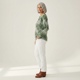 Maeve — Sweatshirt with Classic Tree Pattern
