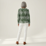 Maeve — Sweatshirt with Classic Tree Pattern