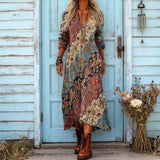 Maeve — Casual Long Sleeve Dress with Vintage Inspiration