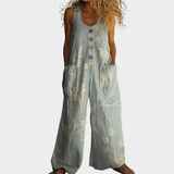Kate — Flowing Printed Jumpsuit