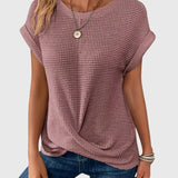 Pauline — Elegant Blouse with Crew Neck