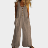 Leah — Flowing Printed Jumpsuit