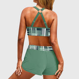 Elaine — Ribbed High-Waisted Bikini
