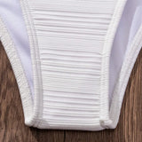 Frances — High Support Crossed Top, High Waist Bikini