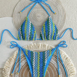 Bláthnaid — Crochet Look Triangle Bikini