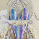 Bláthnaid — Crochet Look Triangle Bikini