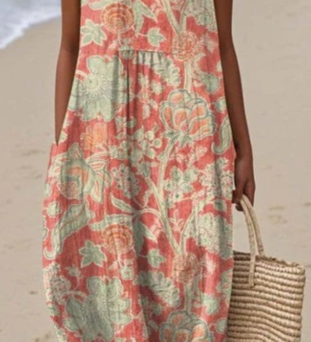 Niamh — Vintage Floral Dress