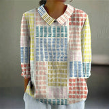 Laura — Colourblock Dash Blouse