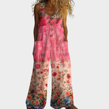 Emer — Flowing Printed Jumpsuit
