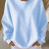 Líadan — Timeless Waffle-Knit Jumper