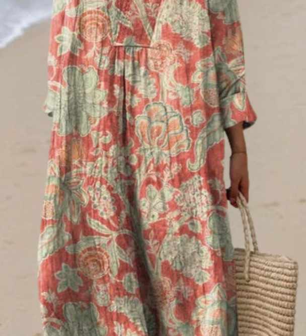 Niamh — Vintage Floral Dress