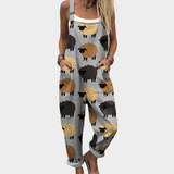 Ivy — Comfortable Printed Overalls