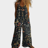 Eabha — Flowing Printed Jumpsuit