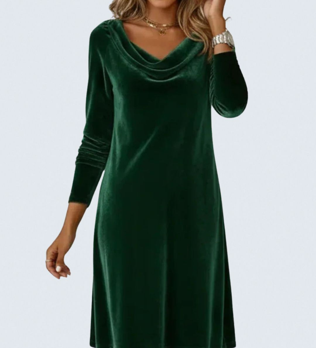 Shauna — Loose Fitting Velvet Dress