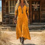Orla — Casual Long Sleeve Dress with Vintage Inspiration