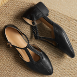 Aoife — Leather Mary Janes