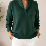 Treasa — Cosy V-Neck Jumper
