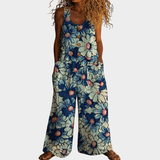 Olivia — Flowing Printed Jumpsuit