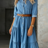 Niamh — Casual Elegant Denim Dress