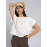 Chloe — Women Everyday Cut Out Hemline Womenswear Top