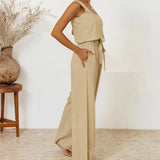 Isla — Set of Minimalist Top and Flared Trousers