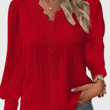 Caitlin — Elegant Pullover Blouse