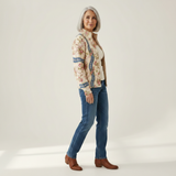 Karen — Vest with Rose Vine Pattern