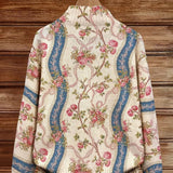 Karen — Vest with Rose Vine Pattern