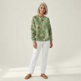 Joan — Jumper with Christmas Tree Motif